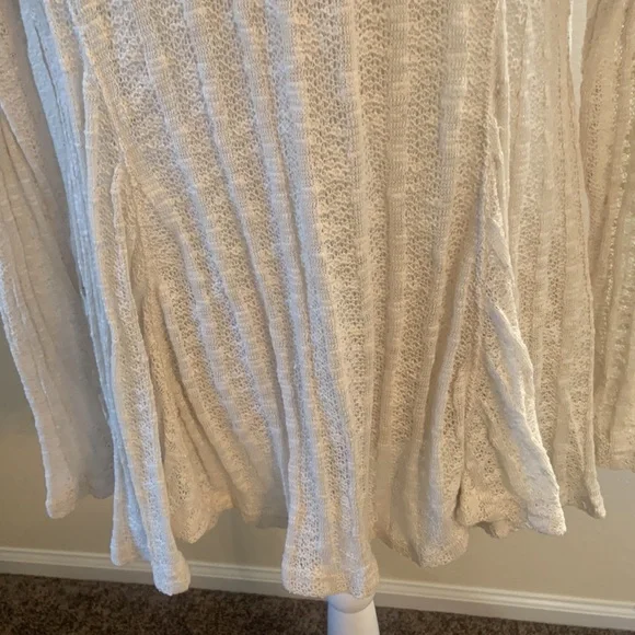 ❌SOLD❌NWT Shawl Style Cardigan - Open Weave Lace Like Material Sz M - Picture 8 of 16